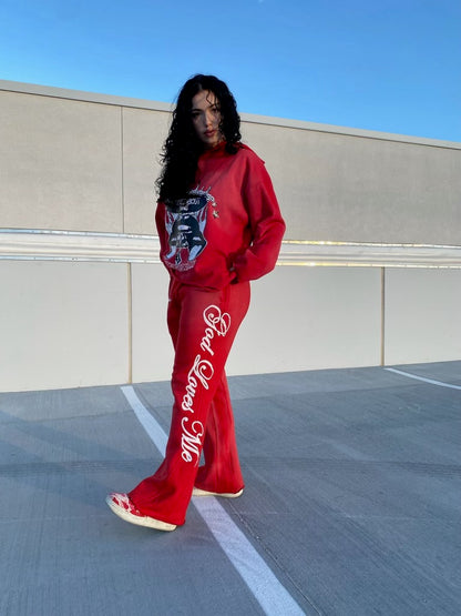 Trendsetter Red Sweatpants Raided Revenge™